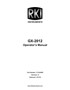 RKI理研GX-2012气体检测仪用户手册